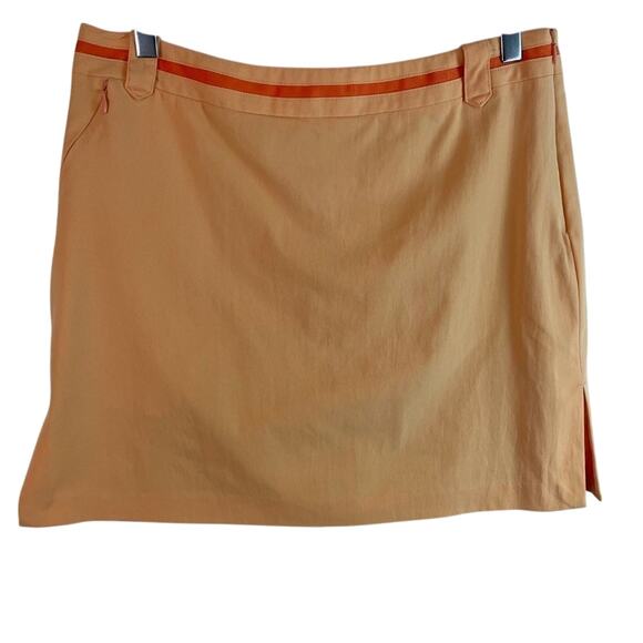 TEHAMA Light Orange Creamsicle Color Athletic Skort Size 8 - Picture 1 of 8
